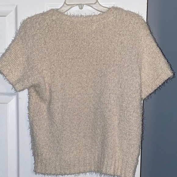 LC Lauren Conrad Beige Textured Knit Top - Picture 6 of 8